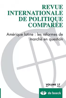 Couverture du produit · Revue internationale de politique compatée 2010/3 - vol.17