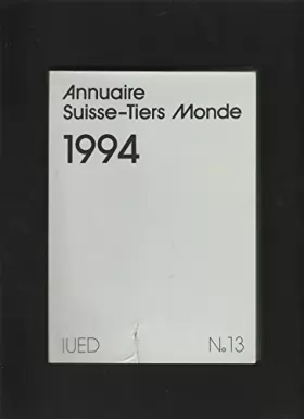 Couverture du produit · Annuaire Suisse-Tiers Monde 1994