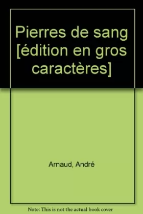 Couverture du produit · pierres de sang