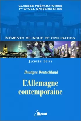 Couverture du produit · L'Allemagne contemporaine, 1er cycle universitaire