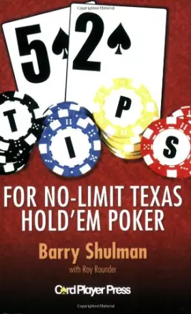 Couverture du produit · 52 Tips for No-limit Texas Hold 'em Poker