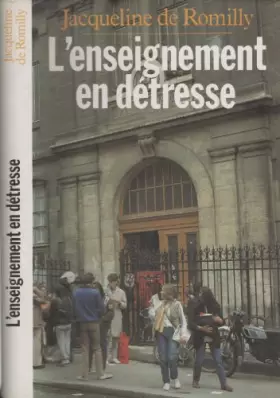 Couverture du produit · L'enseignement en détresse