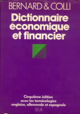 Couverture du produit · Dictionnaire économique et financier