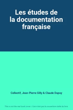 Couverture du produit · Les études de la documentation française