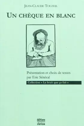 Couverture du produit · Un chèque en blanc