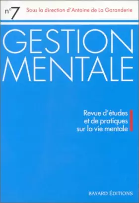 Couverture du produit · Gestion mentale, numéro 7 : Rencontre et médiation