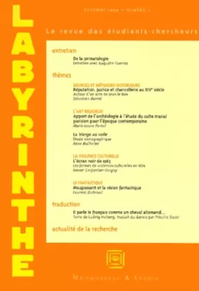 Couverture du produit · Labyrinthe, N° 4, Automne 1999 :