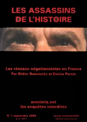 Couverture du produit · Les réseaux négationnistes en France (Les assassins de l'histoire).
