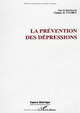 Couverture du produit · La prévention de dépression