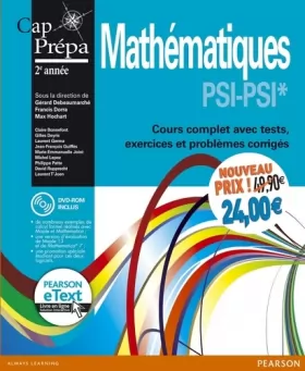 Couverture du produit · Mathématiques PSI-PSI*: Cours complet avec tests, exercices et problèmes corrigés