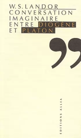 Couverture du produit · Conversation imaginaire entre Diogène et Platon