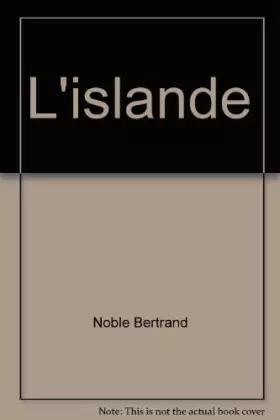 Couverture du produit · L'islande