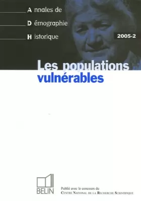 Couverture du produit · ADH 2005-2: Les populations vulnérables