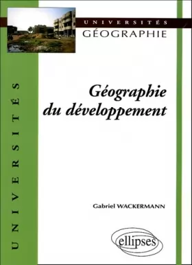 Couverture du produit · Géographie du développement