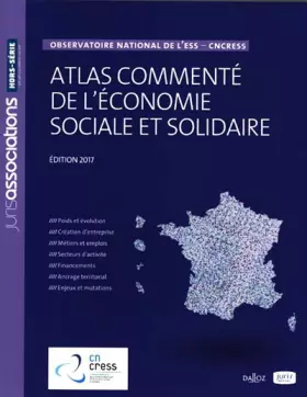 Couverture du produit · Atlas commenté de l'économie sociale et solidaire: Observatoire national de l'ESS-CNCRESS