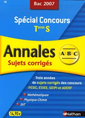 Couverture du produit · MAXI ANNALES SPEC CONCOURS TS