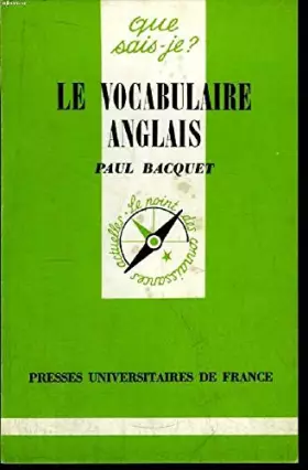 Couverture du produit · Le Vocabulaire anglais