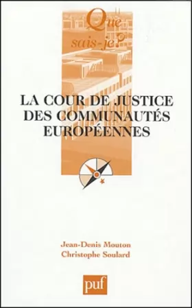 Couverture du produit · La Cour de justice des Communautés européennes