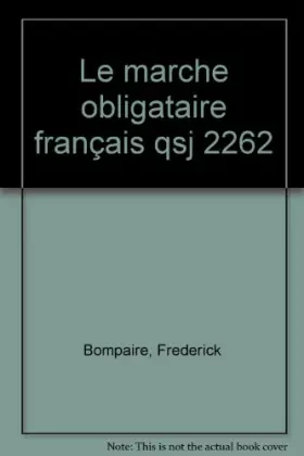Couverture du produit · Le Marché obligatoire français