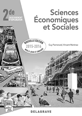 Couverture du produit · Sciences économiques et sociales (SES) 2de (2015) - Specimen enseignant avec corrigés inclus