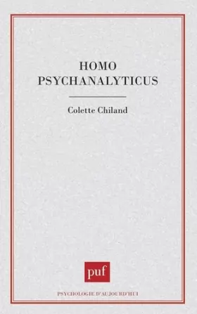 Couverture du produit · Homo psychanalyticus (Psychologie d'aujourd'hui)