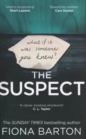 Couverture du produit · The Suspect: The most addictive and clever new crime thriller of 2019