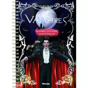Couverture du produit · agenda scolaire permanent vampires Dracula