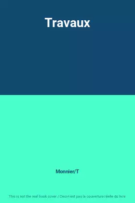 Couverture du produit · Travaux