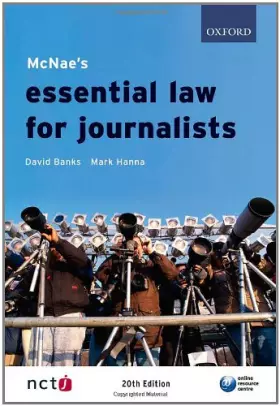 Couverture du produit · McNae's Essential Law for Journalists