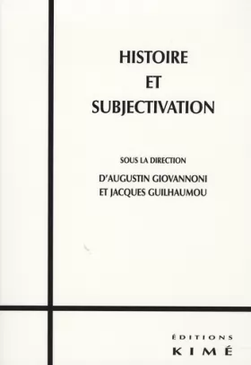 Couverture du produit · Histoire et Subjectivation