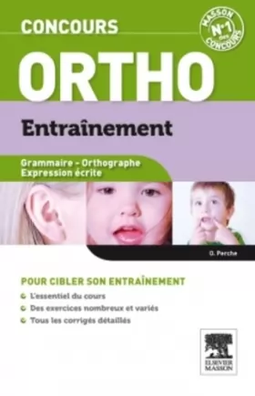 Couverture du produit · Concours Ortho Entraînement: Grammaire - Orthographe - Expression écrite