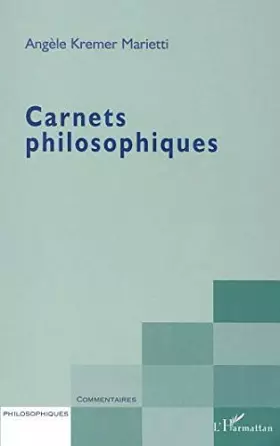 Couverture du produit · Carnets philosophiques