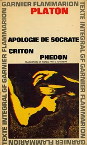 Couverture du produit · Apologie de Socrate Criton Phedon / Platon / Réf30786