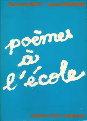 Couverture du produit · Poèmes à l'école