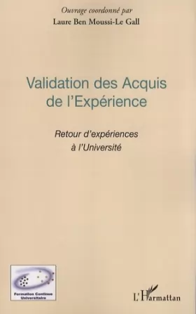 Couverture du produit · Validation des acquis de l'expérience : Retour d'expériences à l'Université