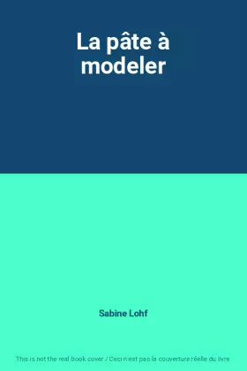 Couverture du produit · La pâte à modeler