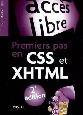 Couverture du produit · Premiers pas en CSS et XHTML