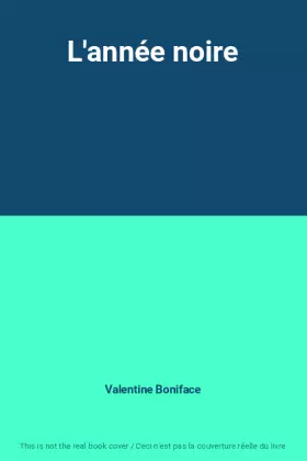 Couverture du produit · L'année noire