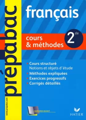 Couverture du produit · Français 2e : Cours & méthodes