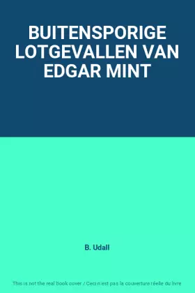 Couverture du produit · BUITENSPORIGE LOTGEVALLEN VAN EDGAR MINT