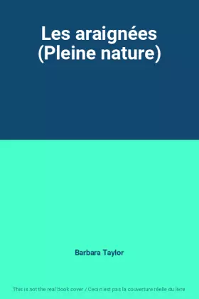 Couverture du produit · Les araignées (Pleine nature)