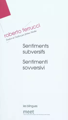 Couverture du produit · Sentiments subversifs