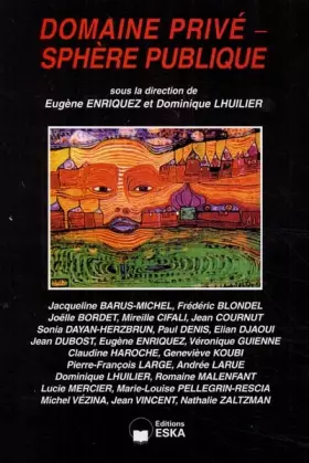 Couverture du produit · Sphère publique : domaine privé