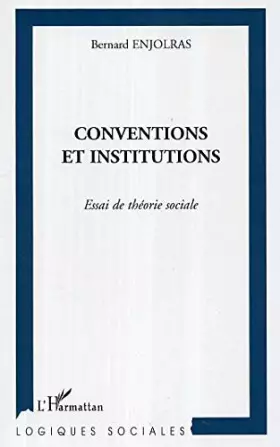 Couverture du produit · Conventions et institutions