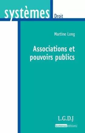 Couverture du produit · associations et pouvoirs publics