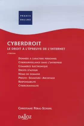 Couverture du produit · Cyberdroit : Le droit à l'épreuve de l'internet