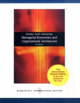 Couverture du produit · Managerial Economics & Organizational Architecture