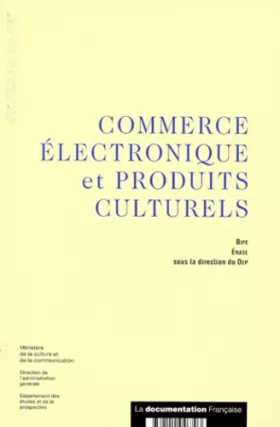 Couverture du produit · Commerce électronique et produits culturels