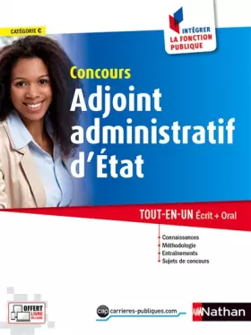 Couverture du produit · Concours Adjoint administratif d'État