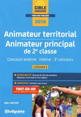 Couverture du produit · Animateur territorial, animateur principal de 2e classe